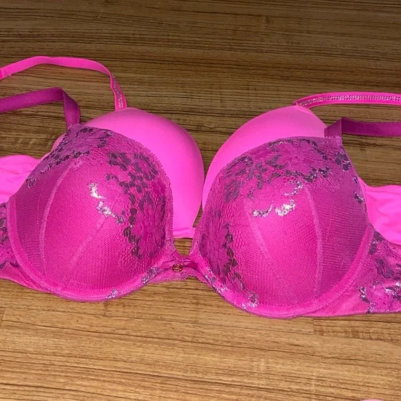 Lot of 5 Victoria's Secret Pink and Multicolor Bra Collection PreOwned - Picture 6 of 16